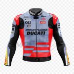 Veste en Cuir Fabio Di Giannantonio Team Gresini 2023 MotoGP – Réplique Officielle