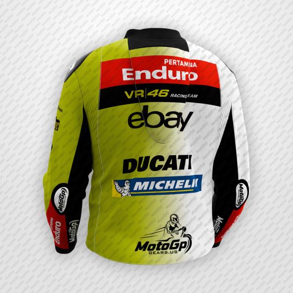 Fabio Di Giannantonio VR46 Team Ducati Motorcycle Jacket – 2025 Edition by MOTOGP GEARS