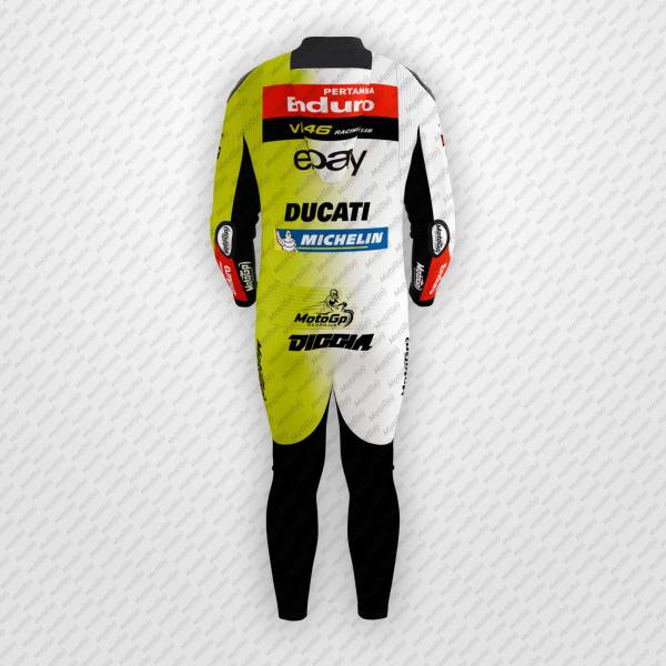 Fabio Di Giannantonio VR46 Team Ducati 2025 Leder-Rennanzug – Premium CE-zertifiziert