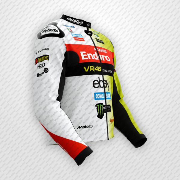 Fabio Di Giannantonio VR46 Team Ducati Motorcycle Jacket – 2025 Edition by MOTOGP GEARS