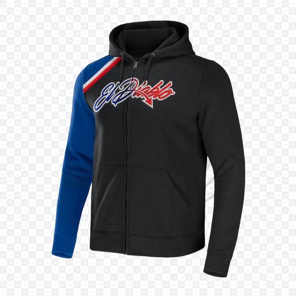 Fabio Quartararo El Diablo Full Zip Hoodie - Black