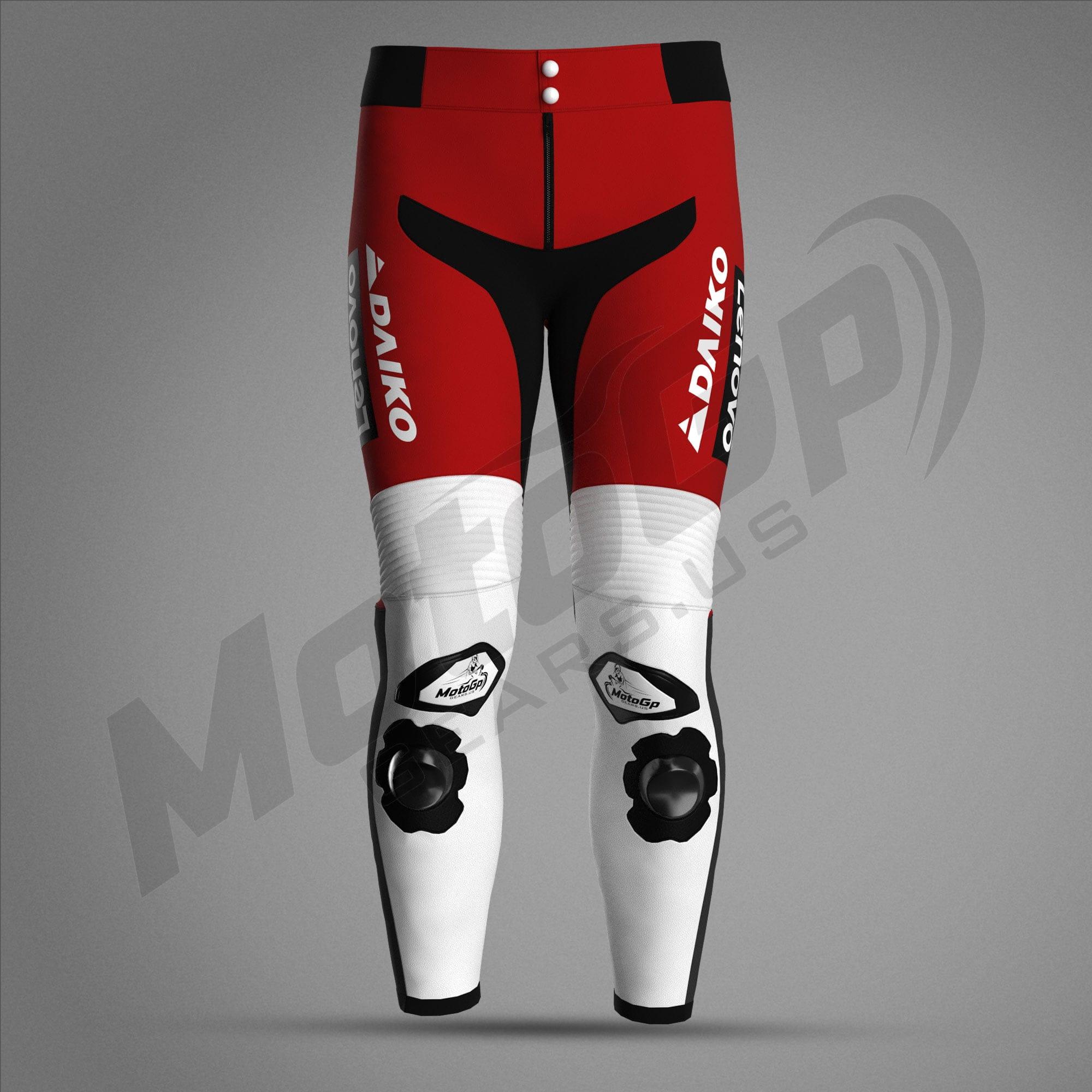 Pantalon en cuir Francesco Bagnaia Ducati Lenovo 2024 – Protection CE