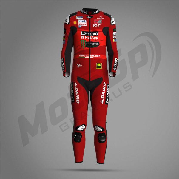 Tuta in Pelle Francesco Bagnaia Ducati Lenovo – Su Misura