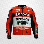 Veste en Cuir Francesco Bagnaia Ducati Lenovo Racing – Édition 2024