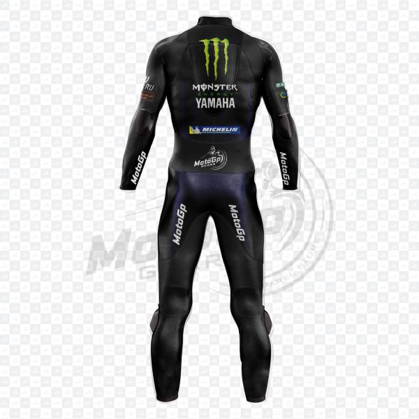 Tuta Moto Franco Morbidelli Monster Yamaha in Pelle
