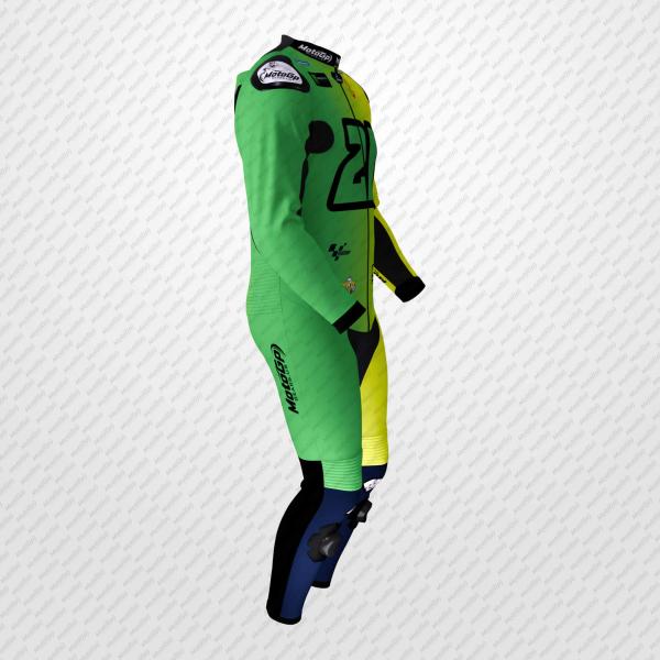 Monster Energy Pro Green Leder-Rennanzug – Franco Morbidelli 2024 Edition