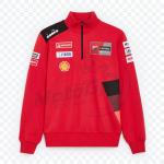 Felpa Ducati Rossa con Mezza Zip – Sweatshirt Promozionale