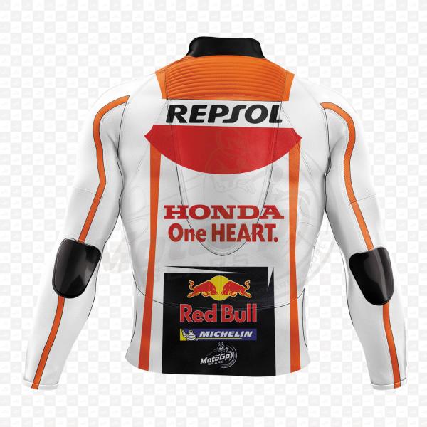 Honda Marc Marquez 2018 Leather Motorcycle Jacket