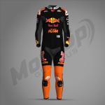 Black n Orang Jack Miller KTM Red Bull 2024 Racing Suit