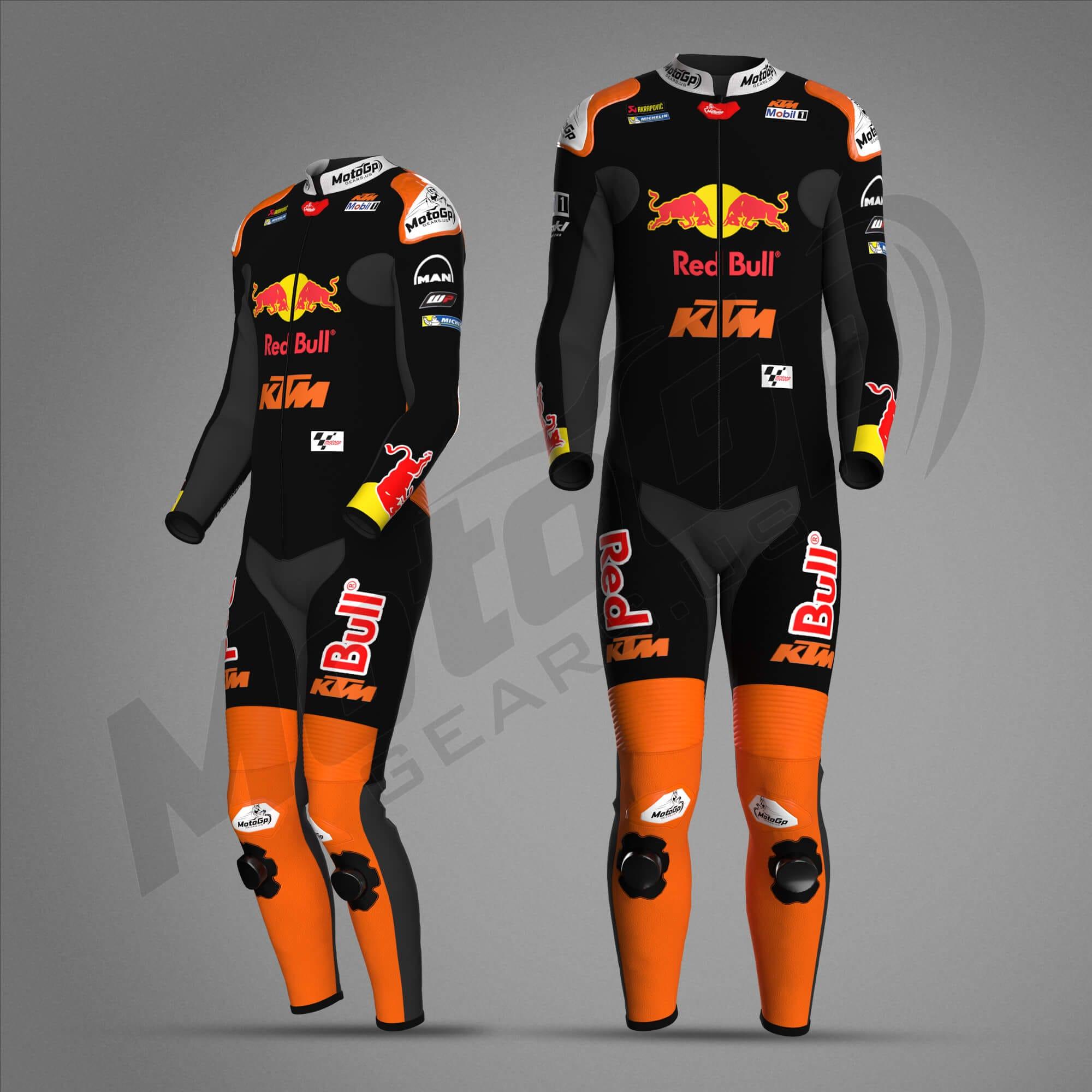 Black n Orang Jack Miller KTM Red Bull 2024 Racing Suit