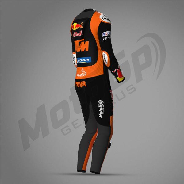Black n Orang Jack Miller KTM Red Bull 2024 Racing Suit