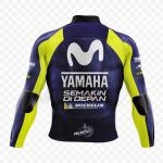 Yamaha Valentino Rossi 2018 Race Blue Lederjacke