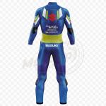 Tuta MotoGP Suzuki Joan Mir 2019 in Pelle Monopezzo