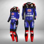 Jonathan Rea Yamaha Pata Snack WSBK 2024 Leder-Rennanzug – CE-zertifizierter Schutz