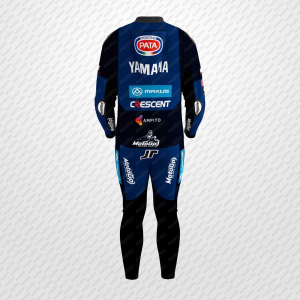 Traje de Cuero Jonathan Rea Yamaha SBK 2025 – Equipo Profesional MotoGP