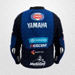 Chaqueta de Cuero Jonathan Rea Yamaha SBK 2025 – Personalizada