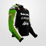 Veste en Cuir Alex Lowes Kawasaki Ninja Racing Noire – Pro Rider Edition