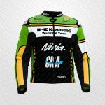 Tuta da Corsa in Pelle Garrett Gerloff Kawasaki – SBK 2025 Edition