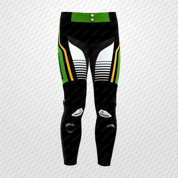 Garrett Gerloff Kawasaki Leather Racing Pants – SBK 2025 Edition