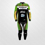 Tuta da Corsa in Pelle Garrett Gerloff Kawasaki – SBK 2025 Edition