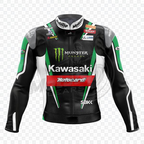 Giacca moto Kawasaki Jake Holden 2016 Ninja Green