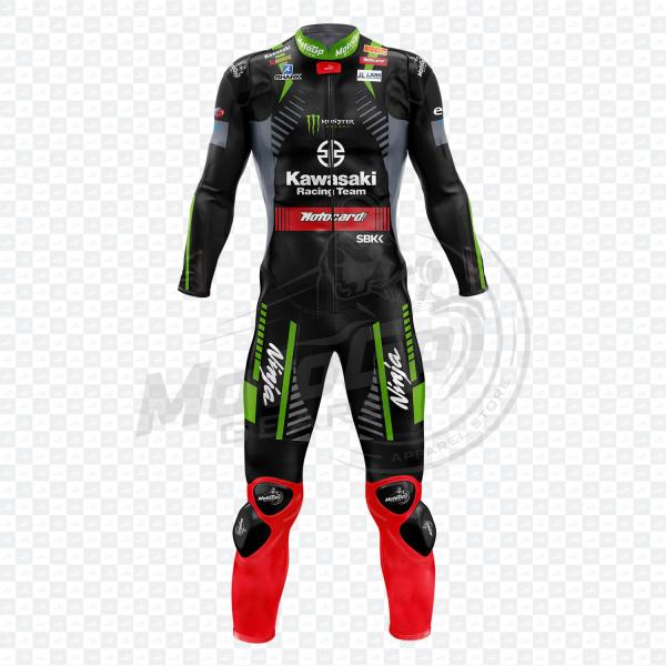 Tuta Moto in Pelle Kawasaki Tom Sykes 2018