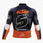 Chaqueta de Moto de Cuero KTM Johann Zarco 2018 Custom