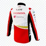 Felpa con Zip LCR Honda Team 2023 Rosso & Bianco – Comfort Premium