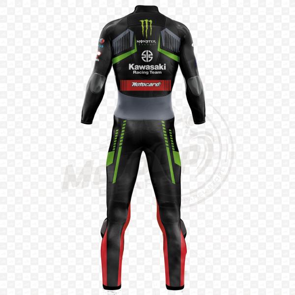 Tuta Moto in Pelle Kawasaki Tom Sykes 2018