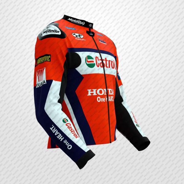 Luca Marini Honda HRC MotoGP Racing Leather Jacket