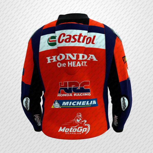 Luca Marini Honda HRC MotoGP Racing Leather Jacket