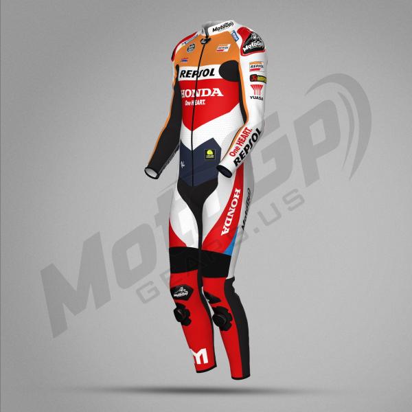 Tuta da Corsa Luca Marini Honda Repsol 2024 – Pelle MotoGP