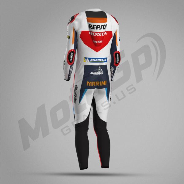 Tuta da Corsa Luca Marini Honda Repsol 2024 – Pelle MotoGP