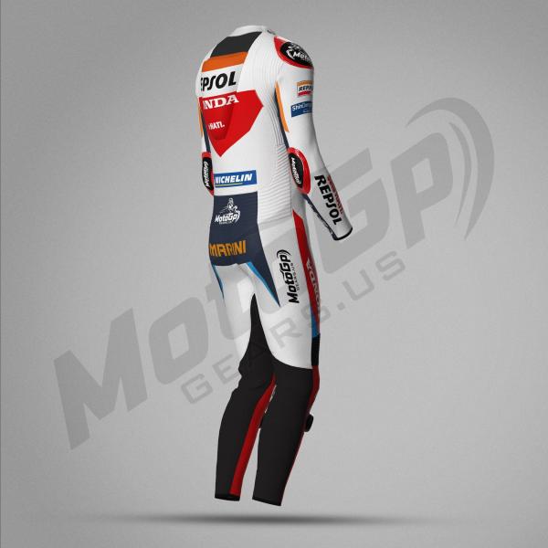 Tuta da Corsa Luca Marini Honda Repsol 2024 – Pelle MotoGP