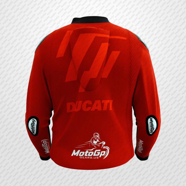 Chaqueta de Cuero Roja Marc Marquez Ducati 93 – Edición Personalizada