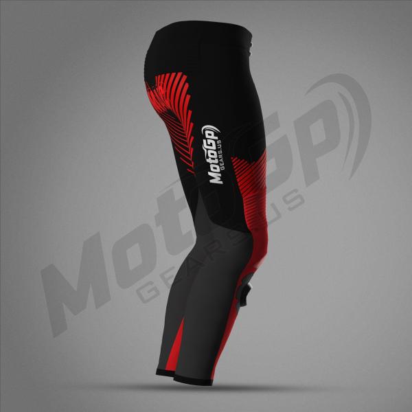Pantalón de carrera Marc Marquez Winter Test MotoGP 2024 – Cuero con Protección CE