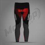 Pantalón de carrera Marc Marquez Winter Test MotoGP 2024 – Cuero con Protección CE