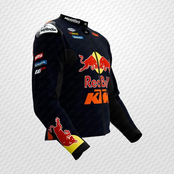 Chaqueta de Cuero Maverick Viñales KTM Red Bull – Edición 2025 por MOTOGP GEARS