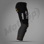 Pantalón de cuero dorado Maverick Viñales 2024 Aprilia – Protección CE