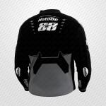 Veste en Cuir Noire Miguel Oliveira 2024 Track Motorcycle