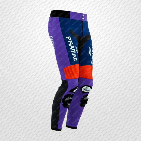 Pantalones de Cuero Miguel Oliveira Yamaha Pramac – Edición 2025 MotoGP