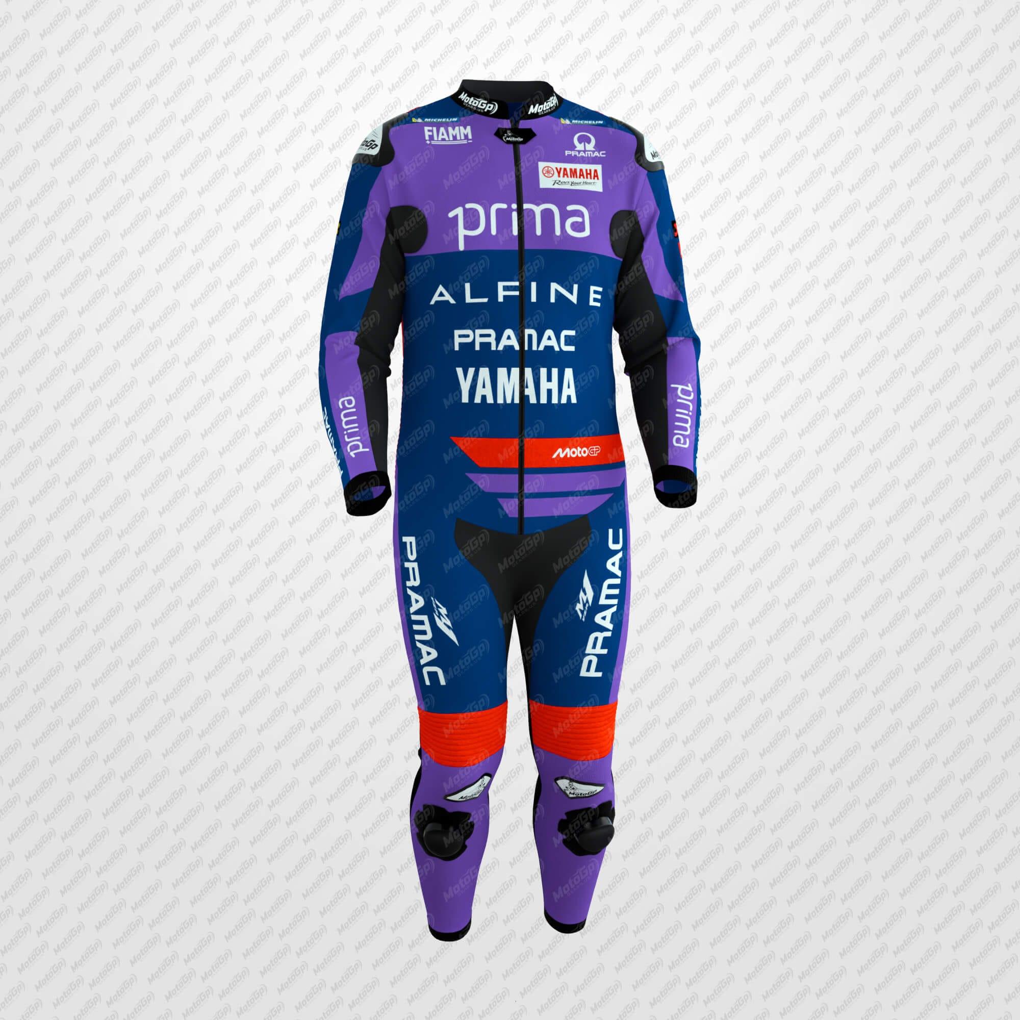 Miguel Oliveira 2025 Yamaha Pramac Motorcycle Racing Suit