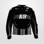 Veste en Cuir Noire Miguel Oliveira 2024 Track Motorcycle