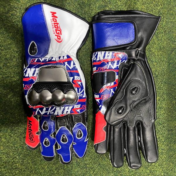 Guanti da corsa moto Multi Brand – Nero / Rosso / Blu / Bianco