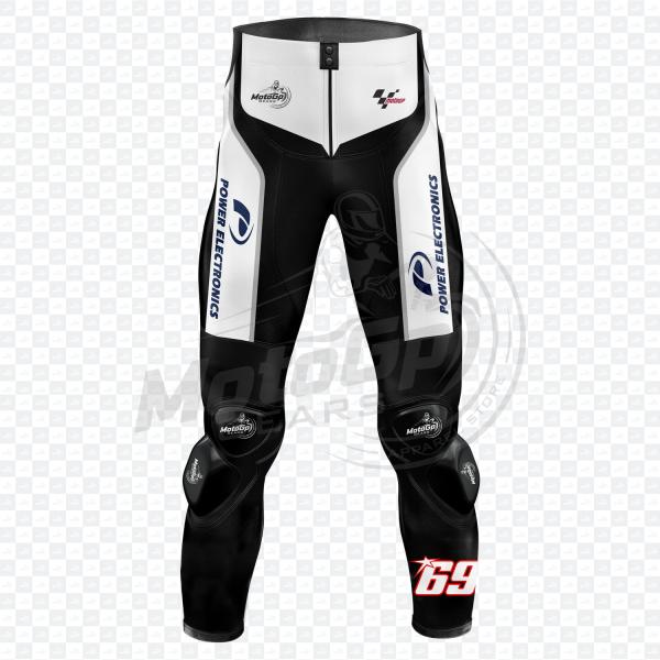 Nicky Hayden Honda White Black Leather Pant