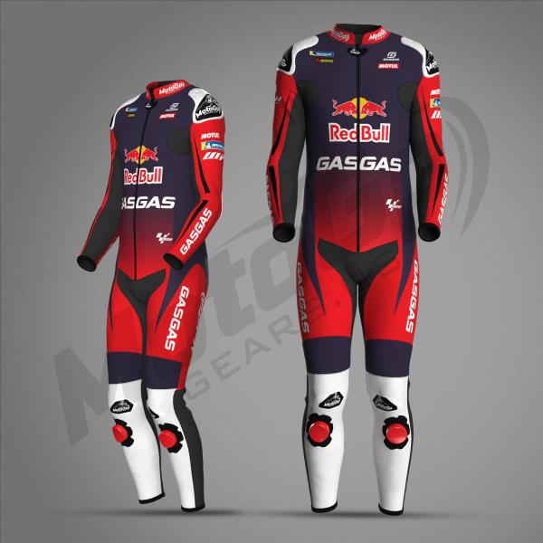 Tuta in Pelle Pedro Acosta RedBull GasGas MotoGP 2024 – Protezioni CE