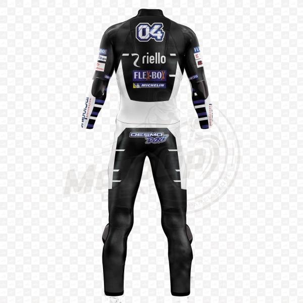 Ducati Andrea Dovizioso 2018 Racing Black Ein- oder Zweiteiliger Leder Motorradanzug