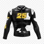 Raul Fernandez Aprilia Black Leather jacket