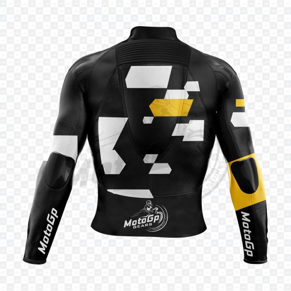 Raul Fernandez Aprilia Black Leather jacket