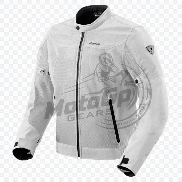 White Textile Racing Jacket – Stylish, Lightweight, and Durable for Men